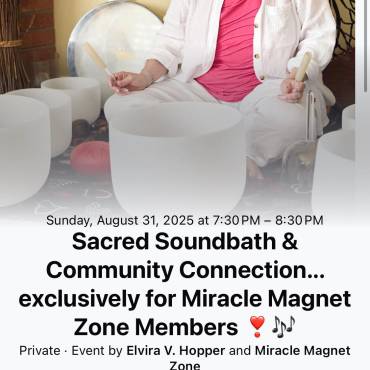 sound bath aug 2025